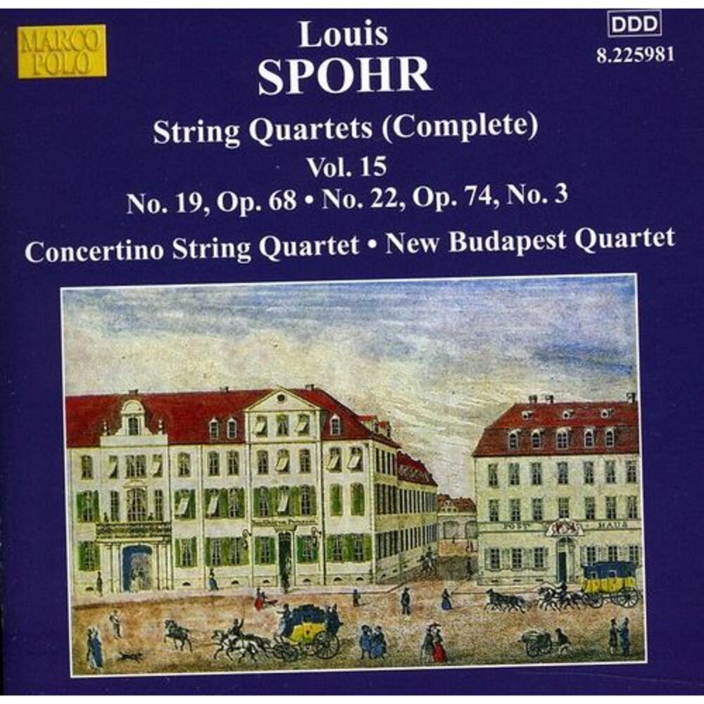 New Budapest String Quartet - Spohr: Quartets Nos 19 & 22  CD